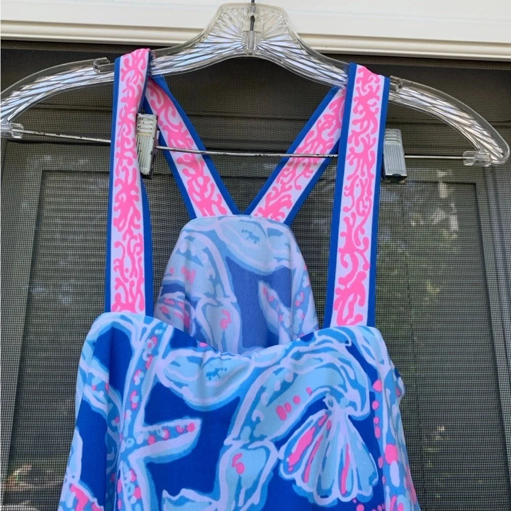 Lilly Pulitzer Shay into the blue dress Xs - Picture 4 of 6
